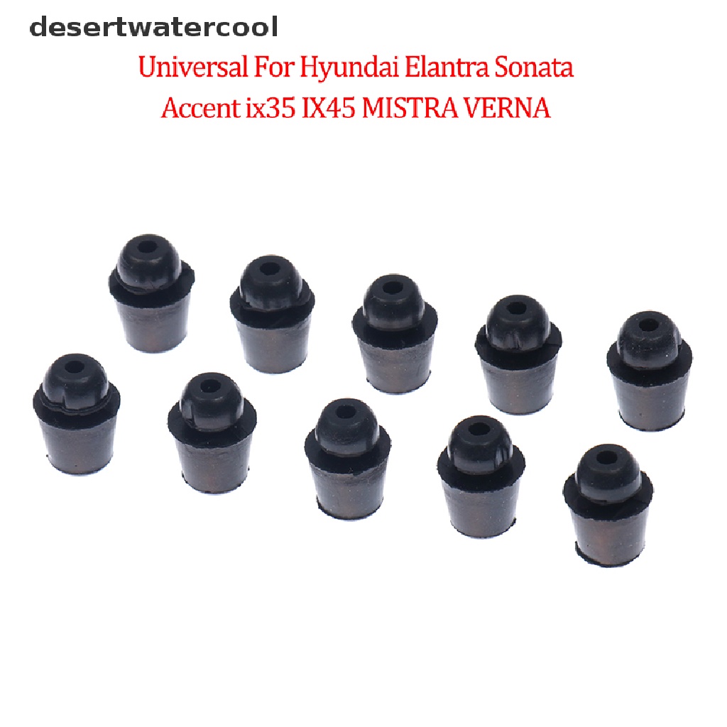 Deid 10Pcs Universal Peredam Pintu Mobil Buffer Rubber Pad Cover Karet Anti Shock Cap Martijn