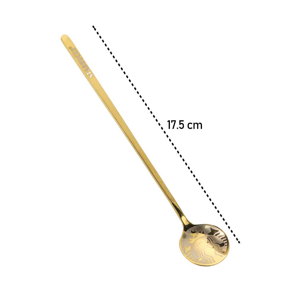 (BISA COD) FTIHSHP Moitakiy Sendok Makan Dessert Ice Cream Spoon Stainless Steel 17.5 cm - F89