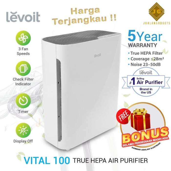 Levoit Vital 100 Penyaring Udara HEPA H13 - Levoit