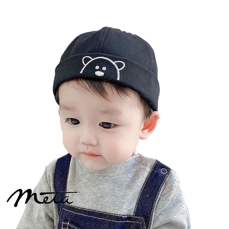 TOPI ANAK MIKI HAT BEAR MODEL PECI BUNTUNG FASHION HAT BAYI MOTIF BEAR UNISEX