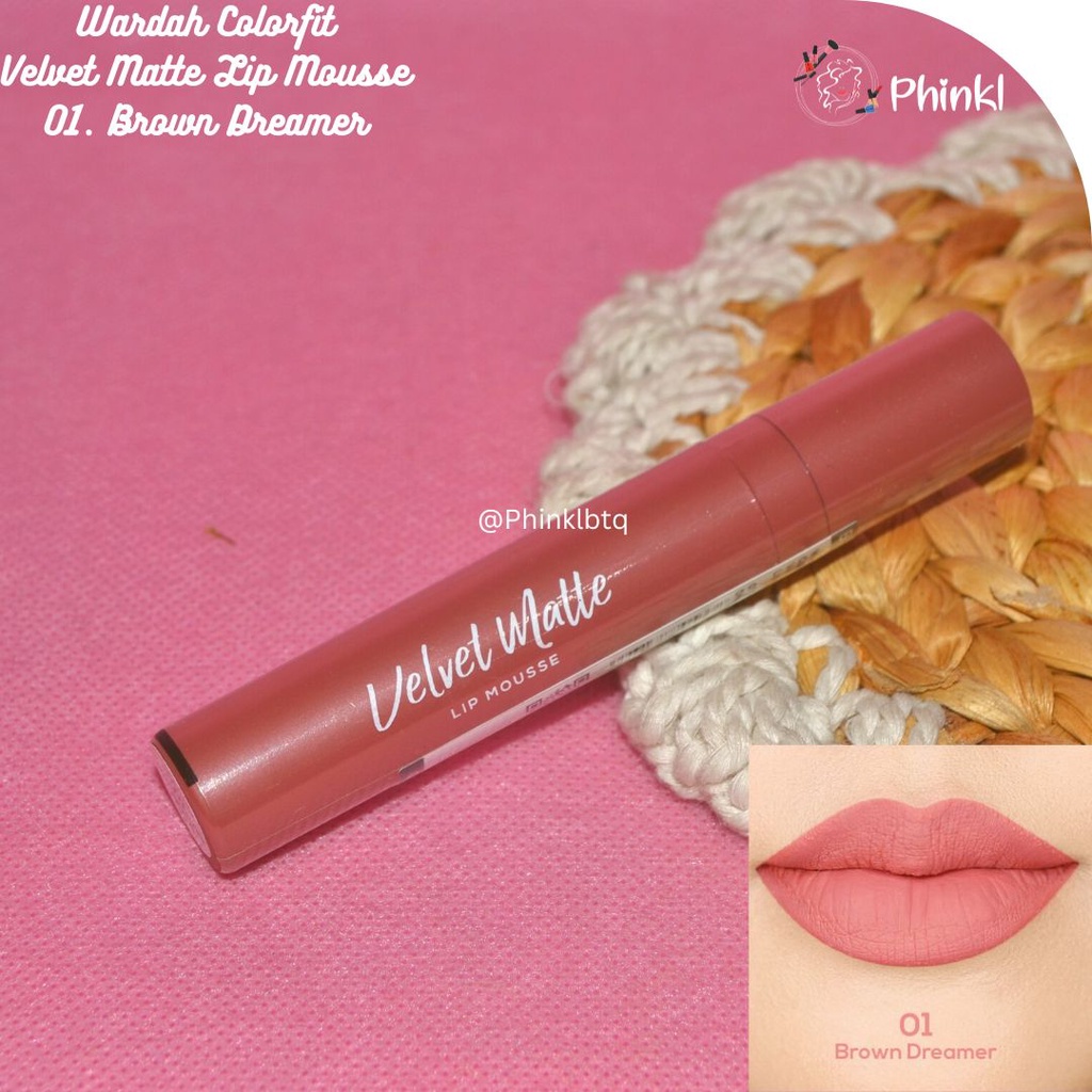 ᘺᗩᖇᕲᗩᕼ wardah velvet mattee lip cream lembut tahan lama lipstick cair ORIGINAL