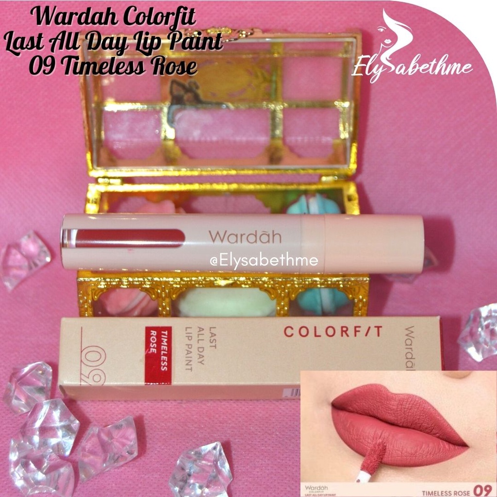 ✿ELYSABETHME✿ Wardah Colorfit All Day Lip Paint lipstick mattee cair lips lipstick cair halal