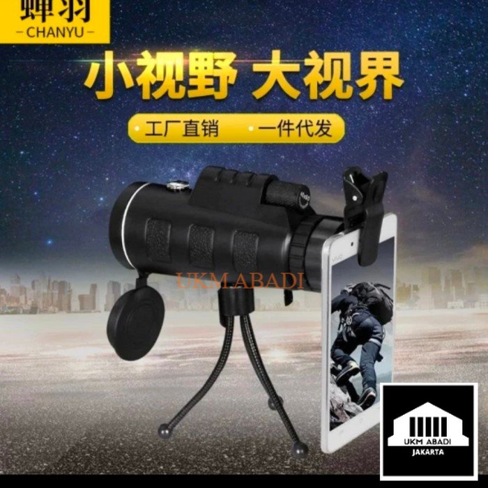 Teropong Telescope HP Tablet Lensa Telezoom Monucular superzoom 114