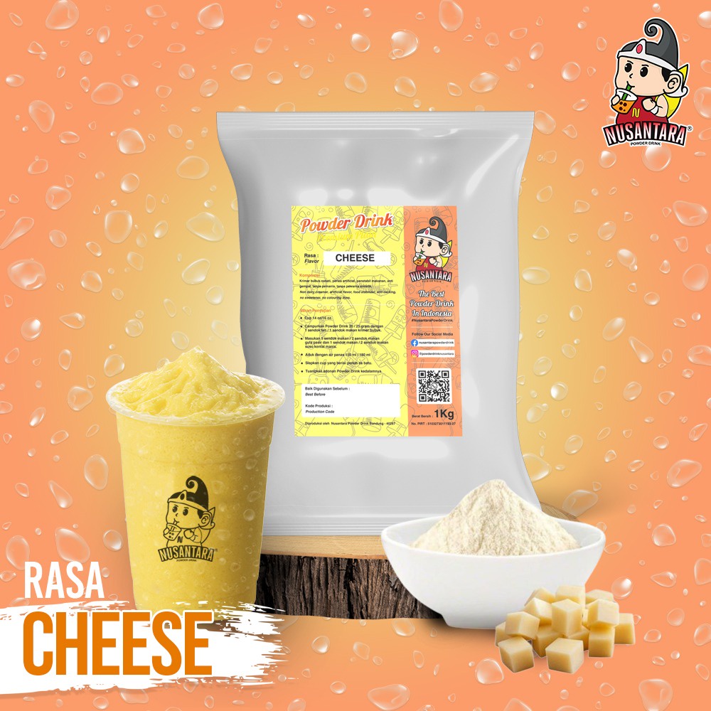 

Bubuk Minuman KEJU/CHEESE Powder 250 gram - POWDER DRINK