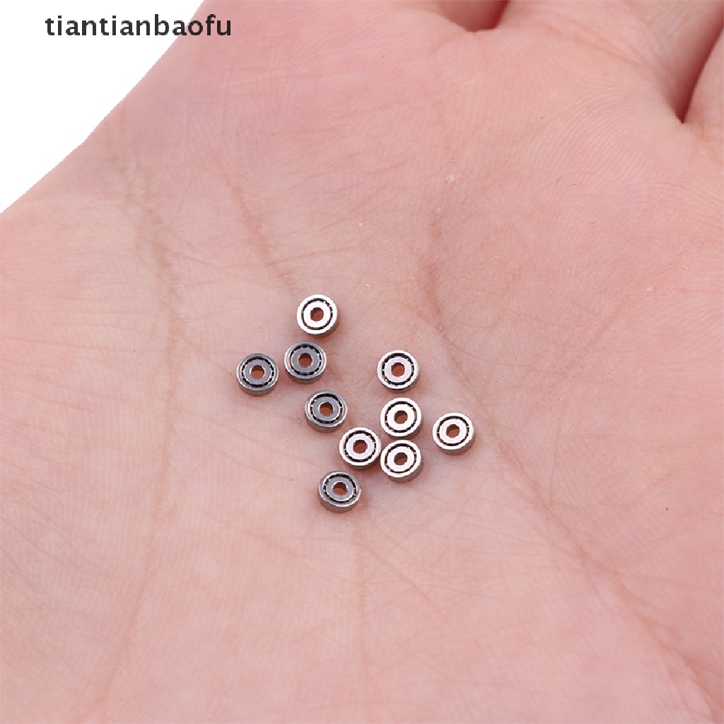 [tiantianbaofu] 10pcs 681 1*3*1mm Bearing shielded deep groove ball bearings Miniature Boutique