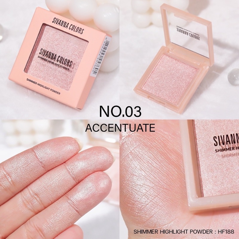 [TERMURAH] Sivanna Colors Shimmer Highlight Powder #HF188 | Highlighter | Browit.id