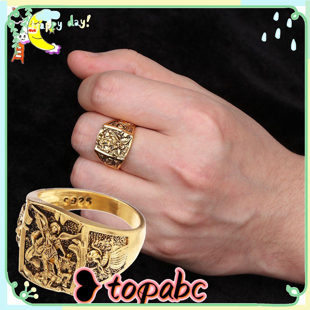 Top Wanita Cincin Hadiah Natal Mewah Fashion Memorial Mitologi Yunani Kuno