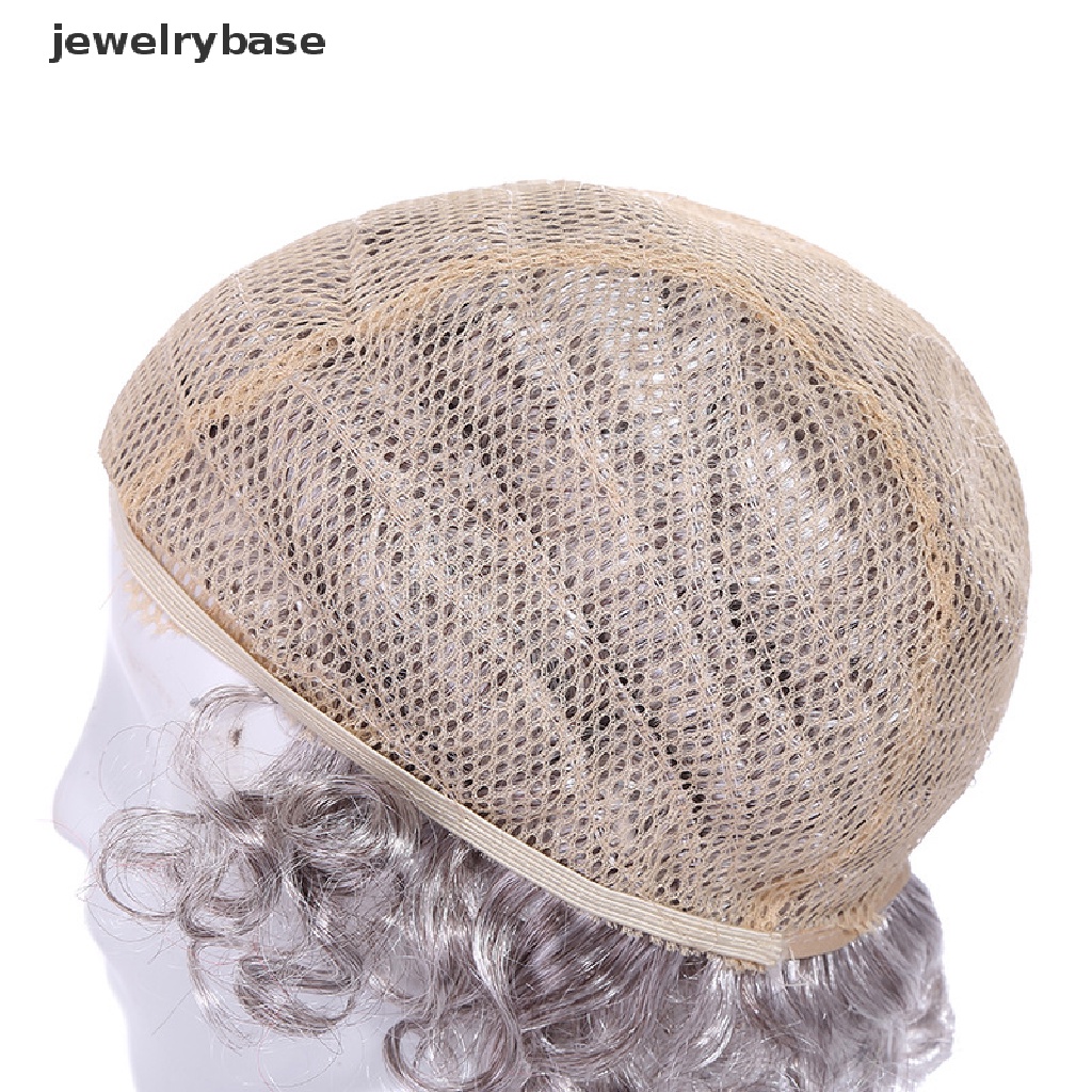 [jewelrybase] Wig Nenek Tua Paruh Baya Pendek Perak Abu Wig Sintetis Berbulu Kecil Keriting Bergelombang Abu-Abu Kostum Wig Untuk Panggung Kinerja Paruh Baya Dan Tua Putih