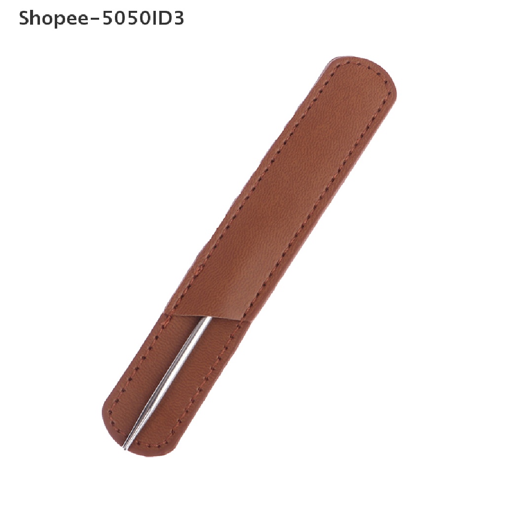 [HOT] 1pcs Stainless Steel Dual Head Makeup Toner Spatula Mixing Stick Foundation [ID]