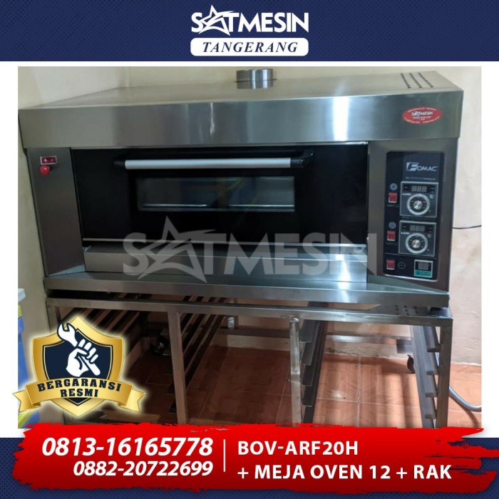 Meja Oven 1 Deck 2 Tray Getra, Fomac & Starfood Meja Oven 12 + Rak ORIGINAL