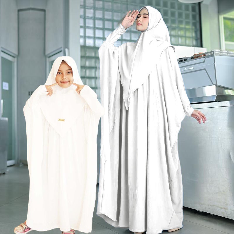 HUMASYARI - Abaya Kaftan Zulaikha Set Khimar Couple Ibu Anak️ Design eksklusif by Humasyari - Arabic