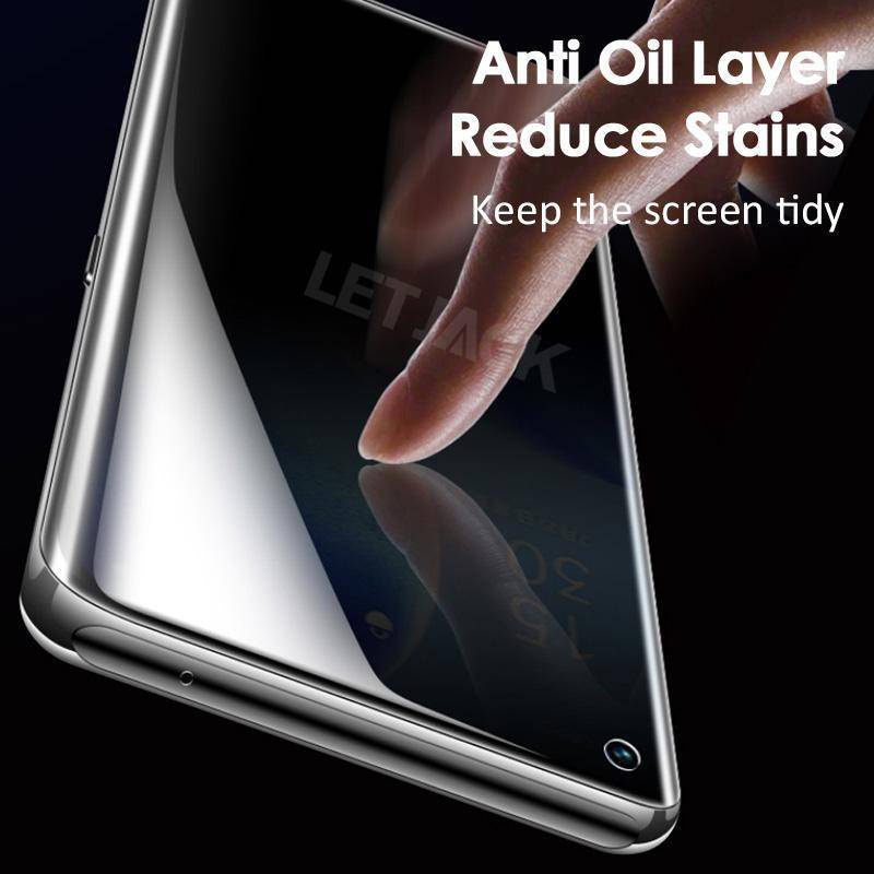 Privasi Pelindung Layar Full Lengkung Untuk Oppo Reno 9 8 7 6 5 4 3 2 Pro Plus Hydrogel Film Untuk Oppo Reno 8Z 8T 7Z 7SE 5F 5K 2F Anti Spy Film