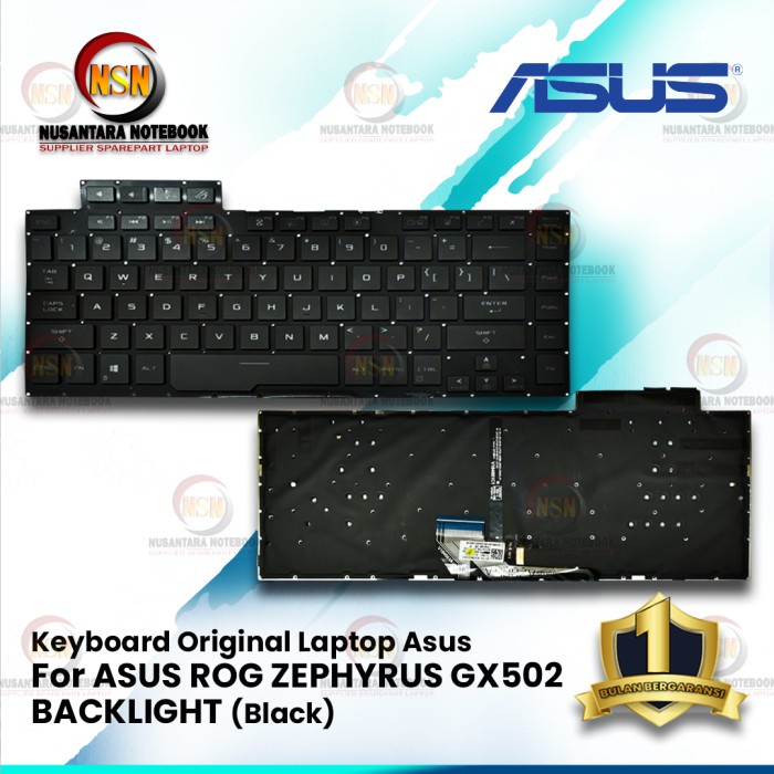 Keyboard Original Laptop Asus For ROG ZEPHYRUS GX502 Backlight BLACK