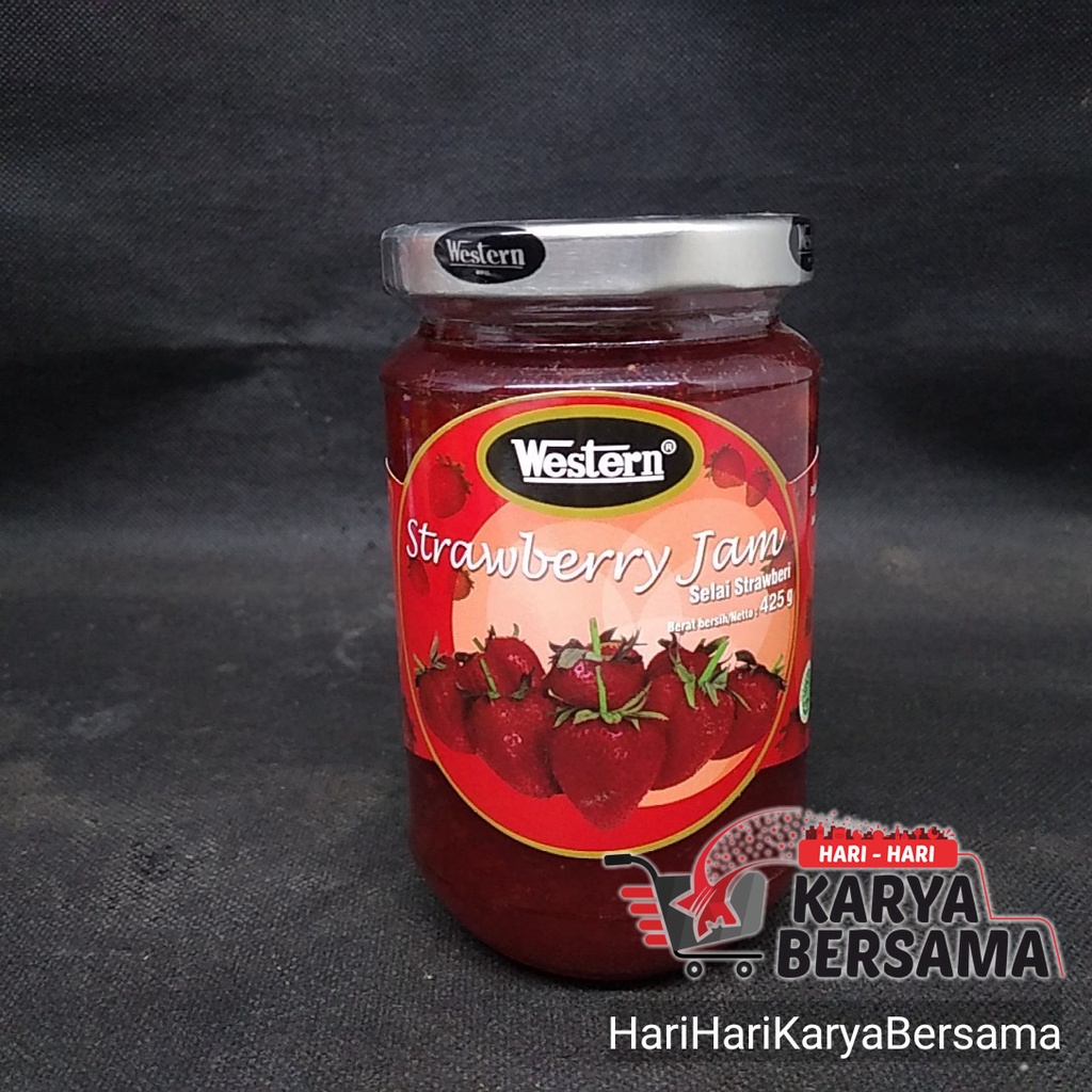 

WESTERN STAWBERRY JAM SELAI STRAWBERI 425GR