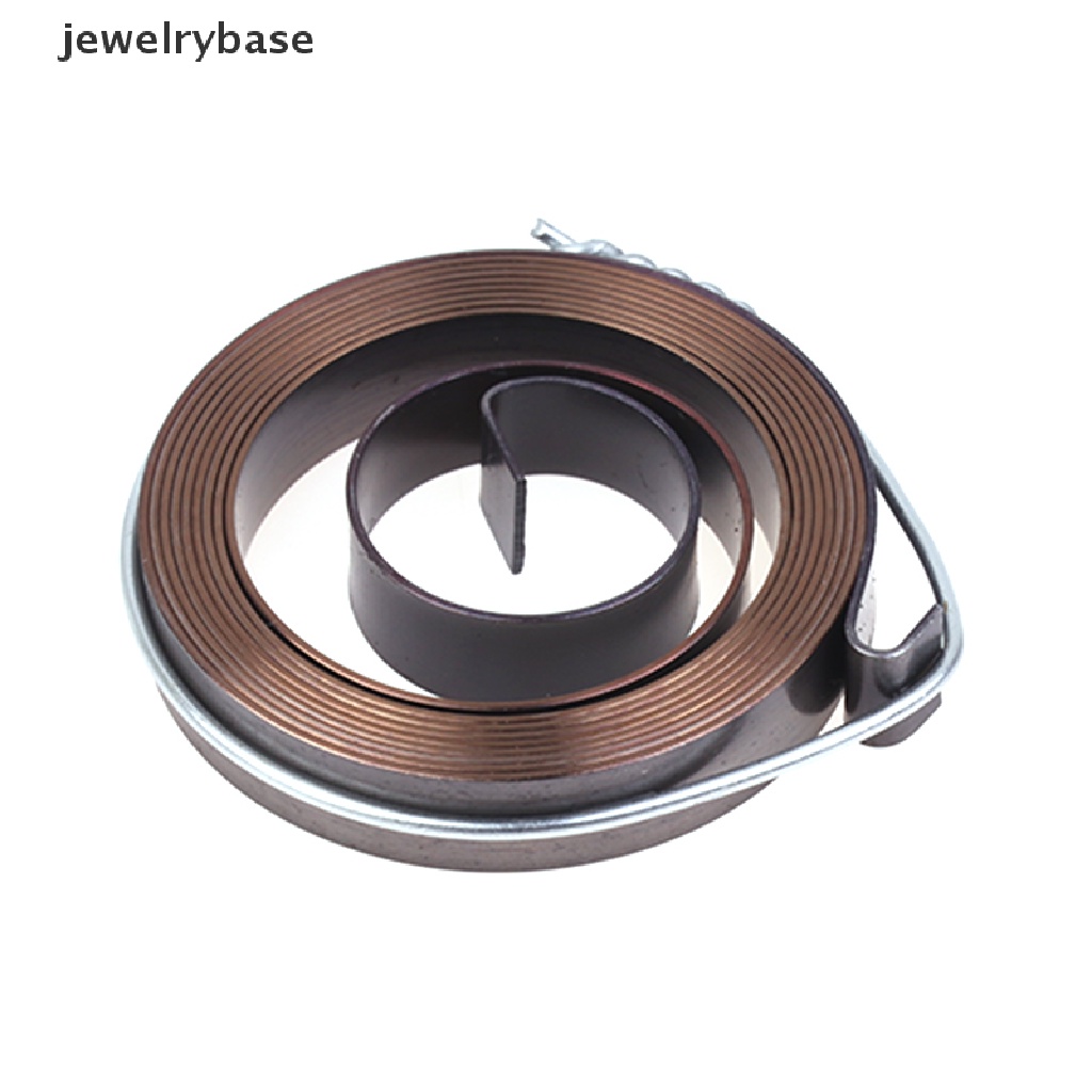 [jewelrybase] 1pc 0.7-1.5 Tebal 680-1540mm Panjang Spiral Flat Wire Coil Torsi Spring Angkatan Konstan Perpanjangan Per Springs Bench Drill Scroll Spring Butik