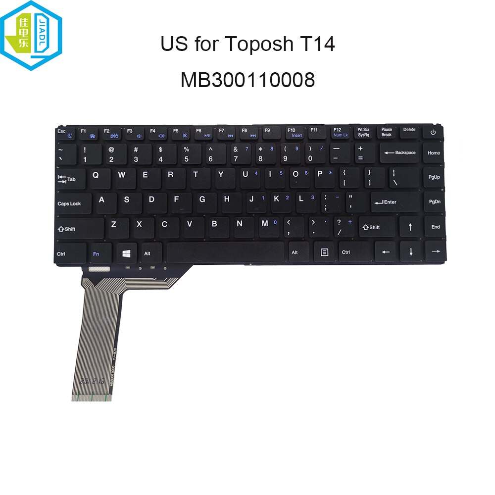 PREORDER PRIDE-K2809 SCDY-300-2-07 US English keyboard for Toposh T14 MB30011008 YXT-NB93-154 YJ-878