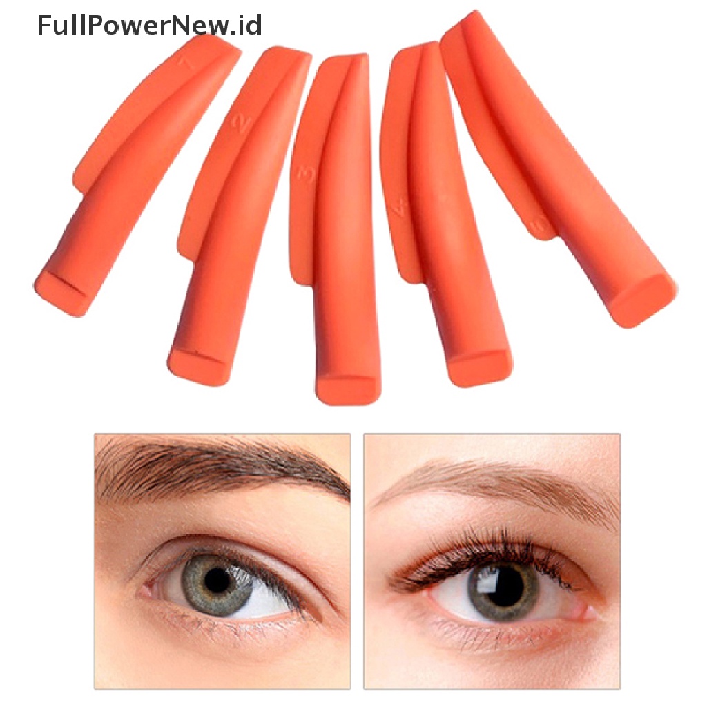 Power 5pasang/kotak Lash Lift Lifg Curlers Curl Silicone Shields Pads Reusable Kit ID