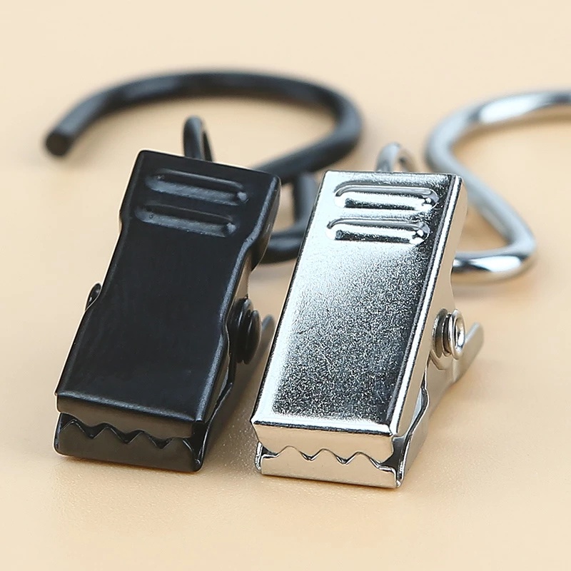 [Unggulan] 1/10pcs Klip Penyimpanan Klip Makanan Ringan Dan Pakaian Klip Pengeringan Tanpa Jejak Klip Anti slip Multi-Fungsional Klip Pengait Tirai Bahan Stainless Steel Untuk Homeliving