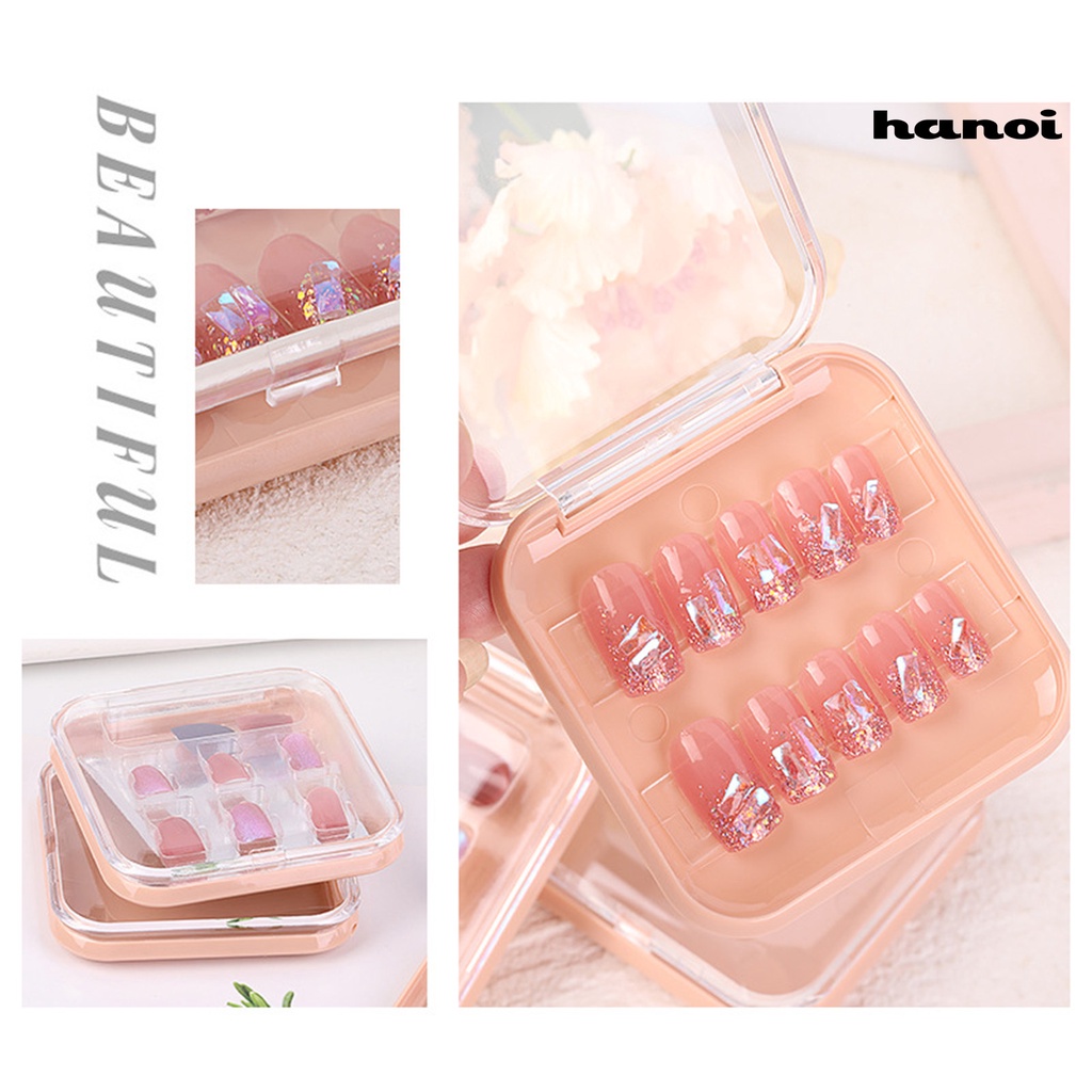 Hi Kotak Penyimpanan Nail Art Daya Tahan Tinggi Kapasitas Besar Akrilik Manicure Organizer Case DIY Nail Art Kotak Display Perlengkapan Kuku