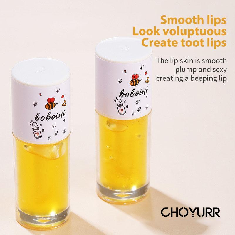 【COD】BOBEINI Honey Mikk Peach Oolong Lipbalm Pelembab Bibir Lips Moisturizing Lip Balm Lipstik Masker Bibir-CH