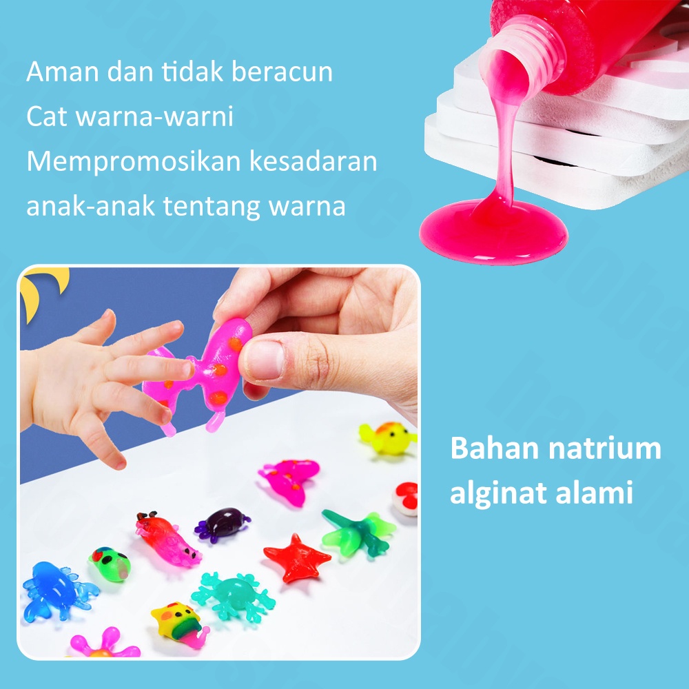 Halo Baby mainan edukasi magical waterscape DIY Edukasi Kreatif Jelly Warna