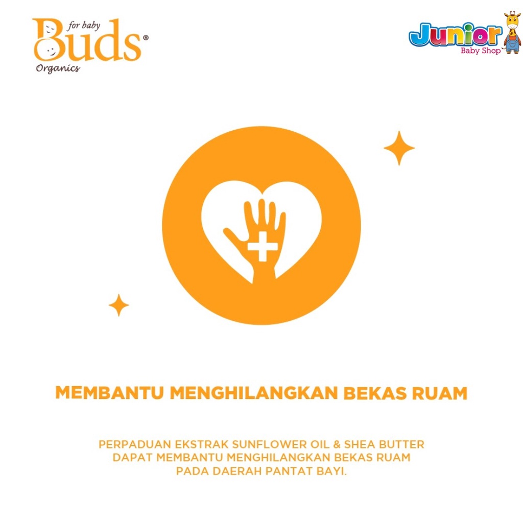 Buds Cherished Organics for Newborn - Travel Package (Silver) Starter Kit - Paket Perawatan Sabun Ruam Popok Pantat dan Skincare