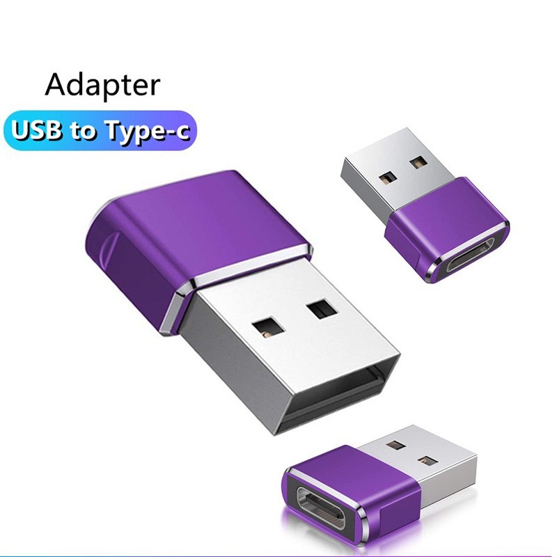 Mini Aluminium alloy USB revolution TYPE-C female adapter Tipe-C female USB adapter A revolution C female