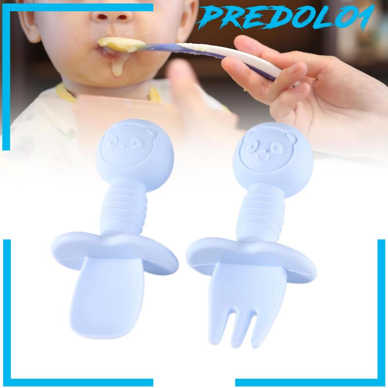 [Predolo1] Utensils Reusable Kids Silverware Set Untuk Rumah Perjalanan Luar Ruangan