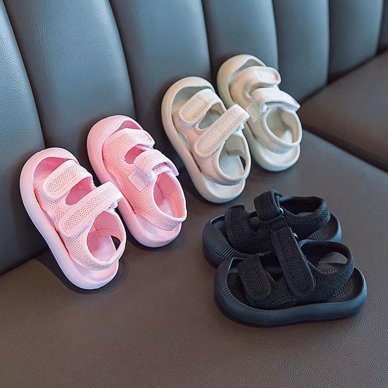 Sandal Anak Sepatu Balita Desain Pelindung Jari Kaki Sendal Anak Cocok untuk anak usia 1-7 tahun