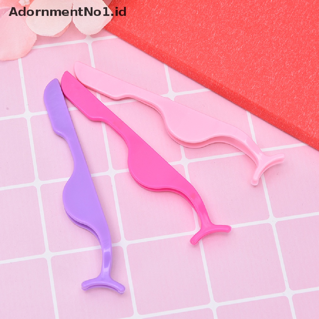 [AdornmentNo1] Pinset Extension Bulu Mata Plastik Bantu Penjepit Klip Alat Makeup Bulu Mata [ID]