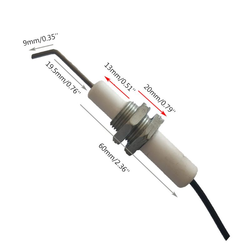 Btsg Piezo Spark Ignition Set Dengan Kabel 30cm Propane Push Button Piezo Igniter Kit