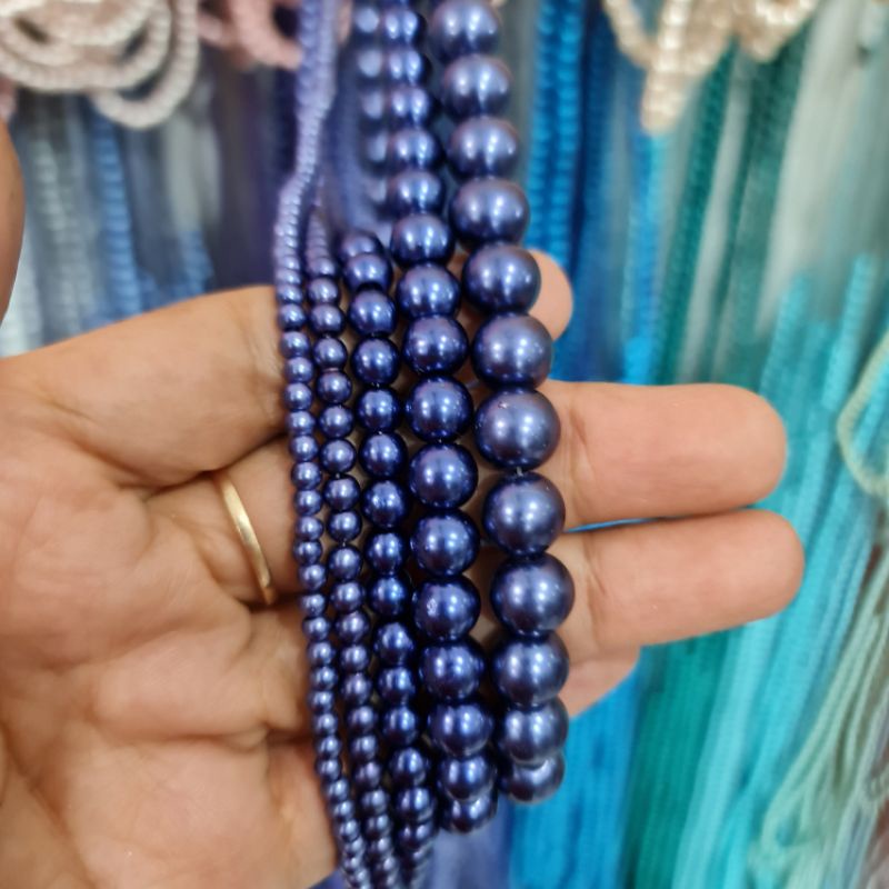 MUTIARA SINTETIS BERAT / MUTIARA JAHIT UKURAN 3 MM PER PACK / BUNGKUS ISI 20 renteng PER 1 WARNA KUALITAS BAGUS KILAU