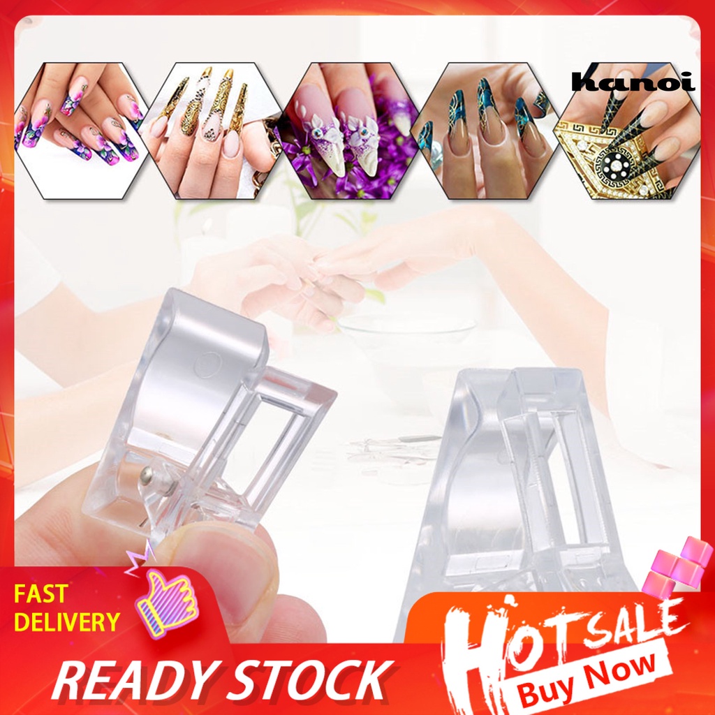Hi * Klip Pembentuk Kuku Ringan Awet Mudah Dibersihkan Asisten Fibernail Tips Holder Untuk Tips Akrilik