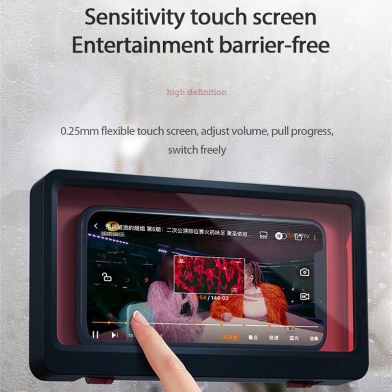 HOLDER HP DINDING TEMPEL KAMAR MANDI / TEMPAT HP TEMPEL DINDING