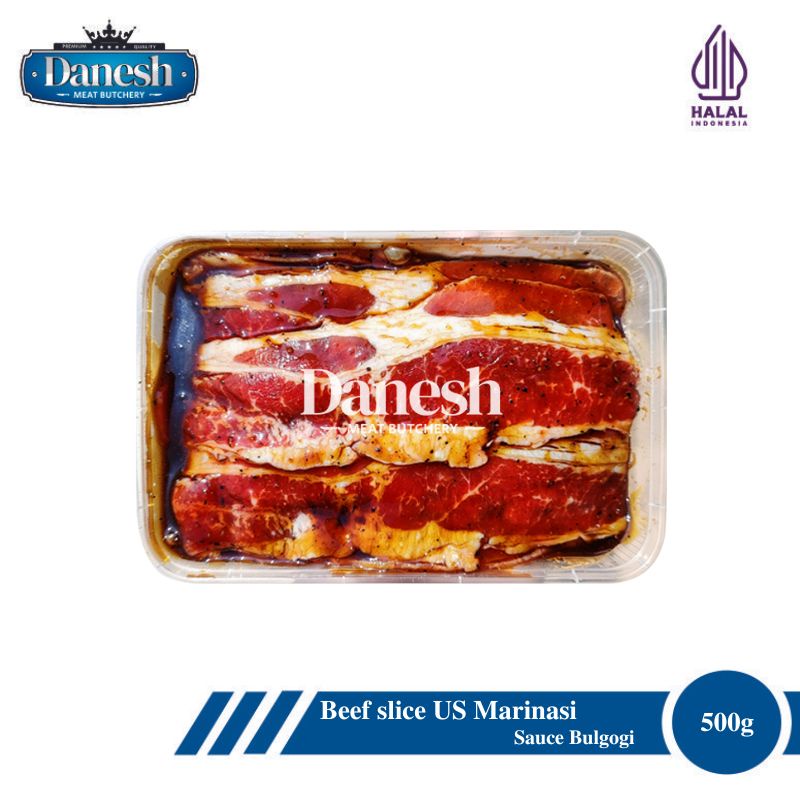 Beef Slice Marinasi Daging Sapi Marinasi Frozen Food Halal