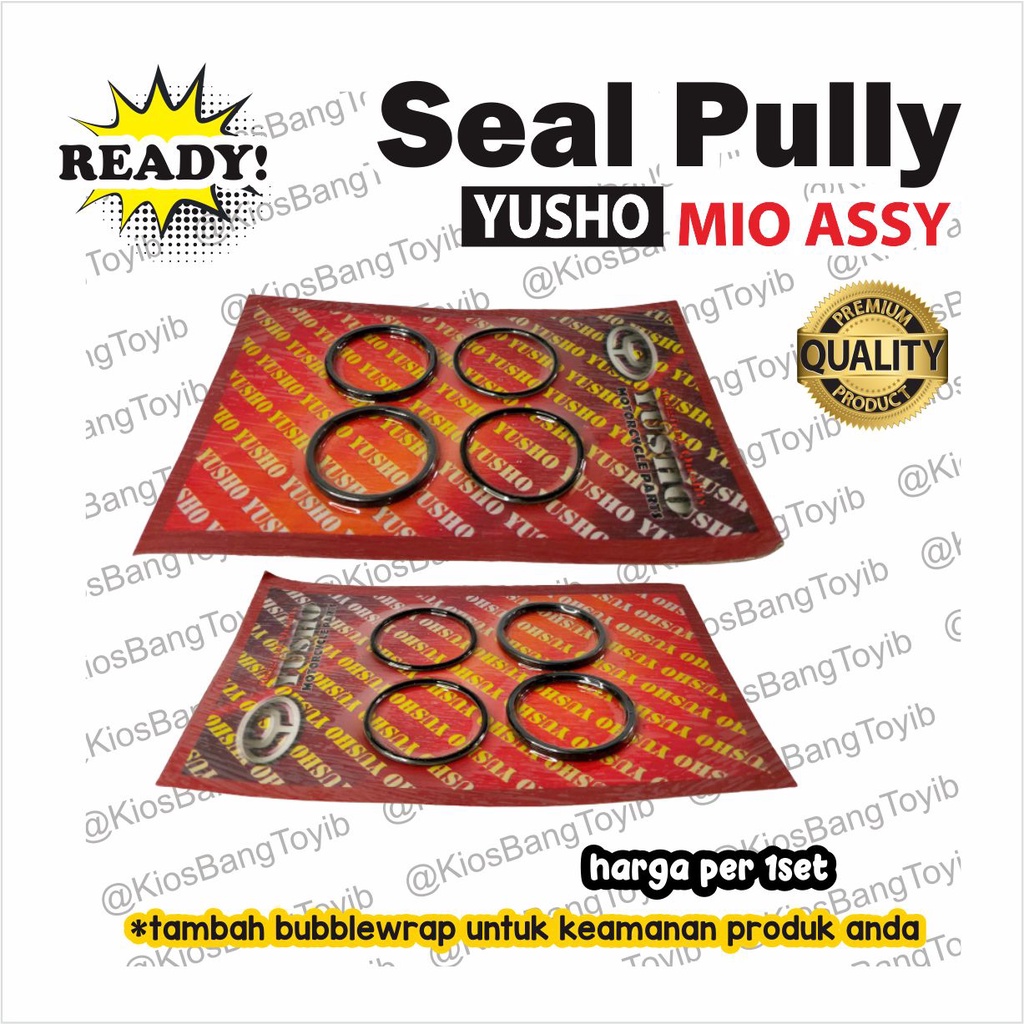 1set Karet Seal Sil Oring Pully CVT Assy Yamaha MIO (Yusho)