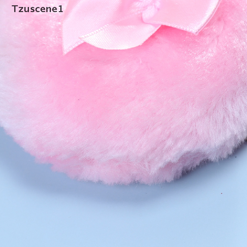 [Tzuscene1] Kosmetik Bayi Kupu-Kupu Profesional Lembut Mewah Puff Spons Talcum Alat Makeup Butik