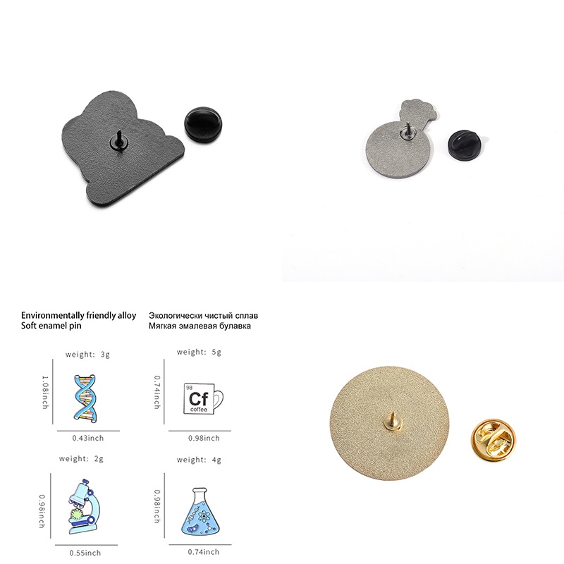 Kartun Sains Enamel Asli Pin Lucu Matematika Kimia Struktur Molekul Bros Lencana Kerah Pin Sains Perhiasan Hadiah Untuk Anak-Anak Siswa