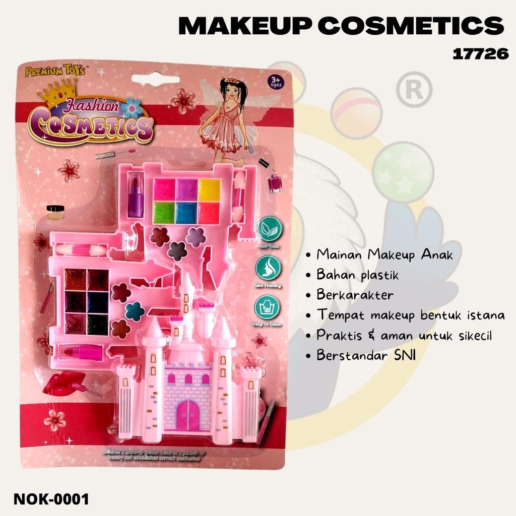 RAJAWALI TOYS GAJAHMADA MAINAN MAKEUP COSMETICS 17726AB