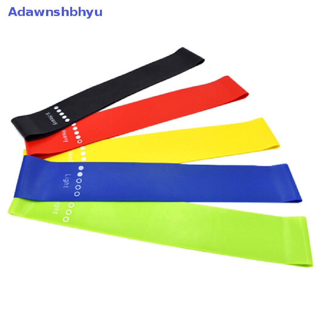 Adhyu Elastic Resistance Loop Band Gym Yoga Latihan Fitness Workout Stretch ID