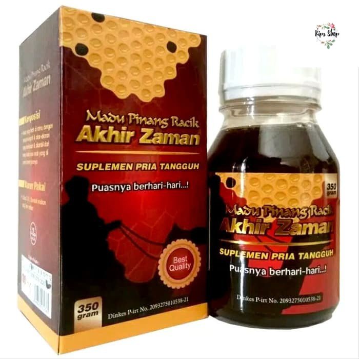 

Madu Akhir Jaman Pinang Racik suplemen Pria Tangguh - 350gr