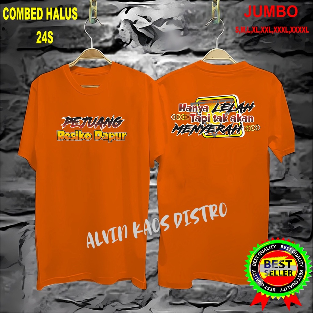 APPS KAOS DTF DB HANYA LELAH TAPI  TAK AKN MENYERAH/KAOS VIRAL/KAOS HITS/KAOS MURAH HITAM PUTIH