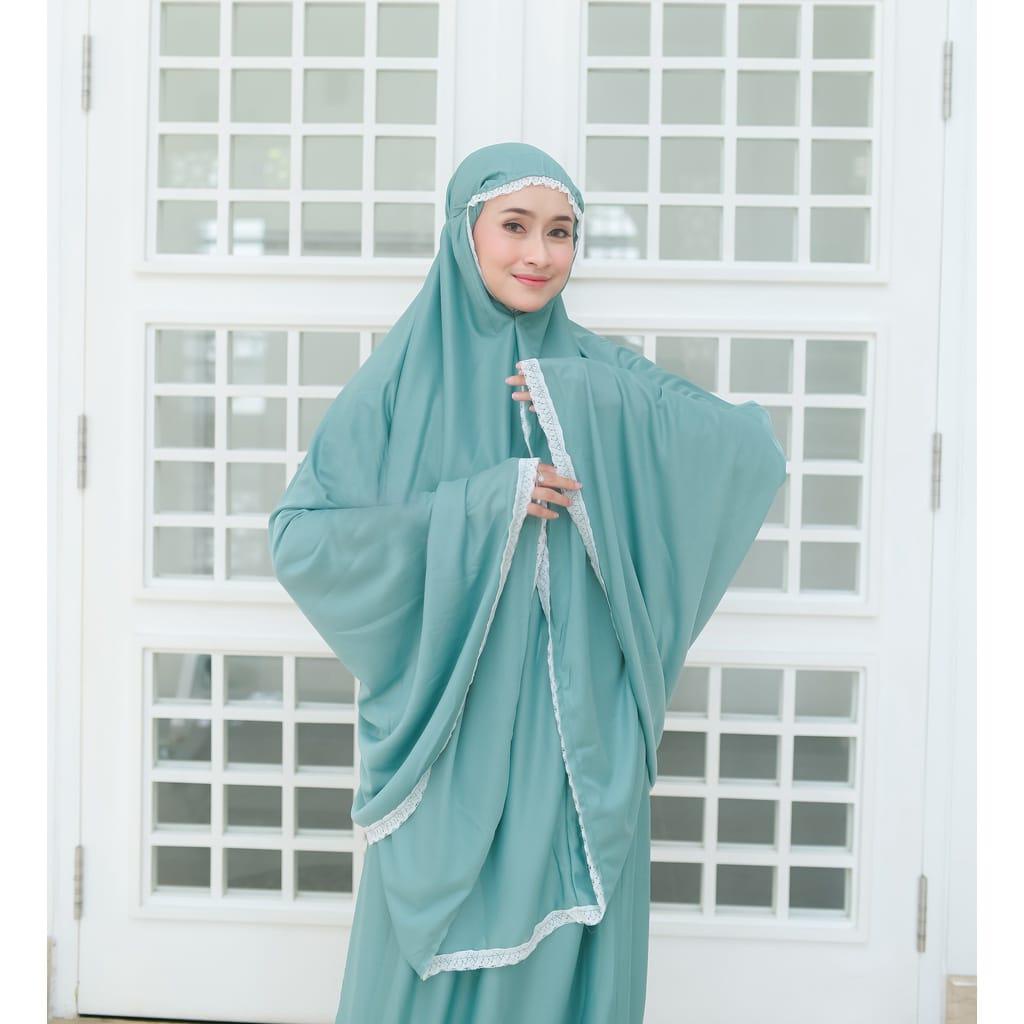 Mukena Amplop JERSEY Jumbo / Mukena Travel Renda Premium MUKENAH TRAVELING MUKENA TR Mukenah BAHAN JERSEY