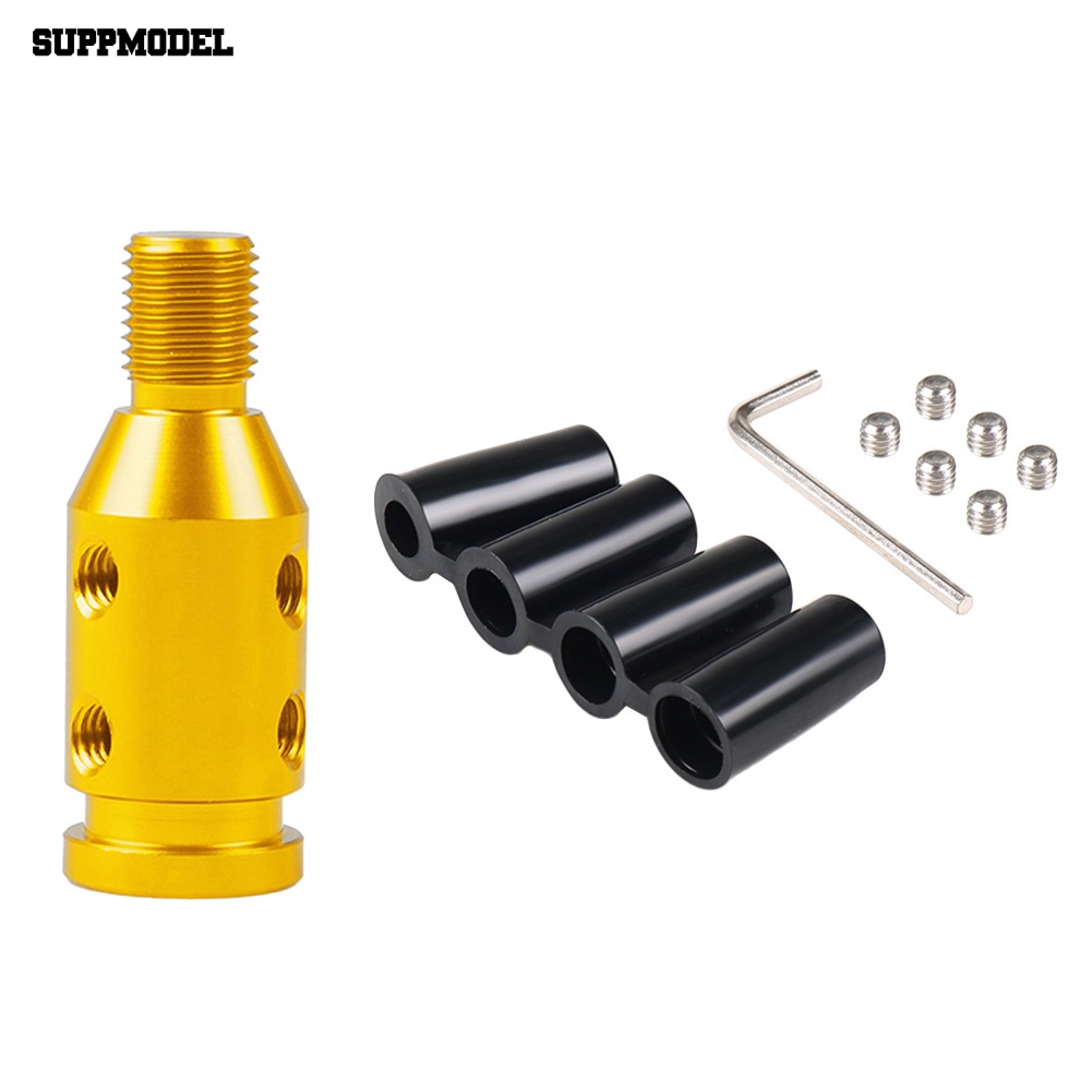 Suppmodel M12 x 1.25 Universal Aluminium Mobil Thread Shifter Gear Shift Knob Adapter