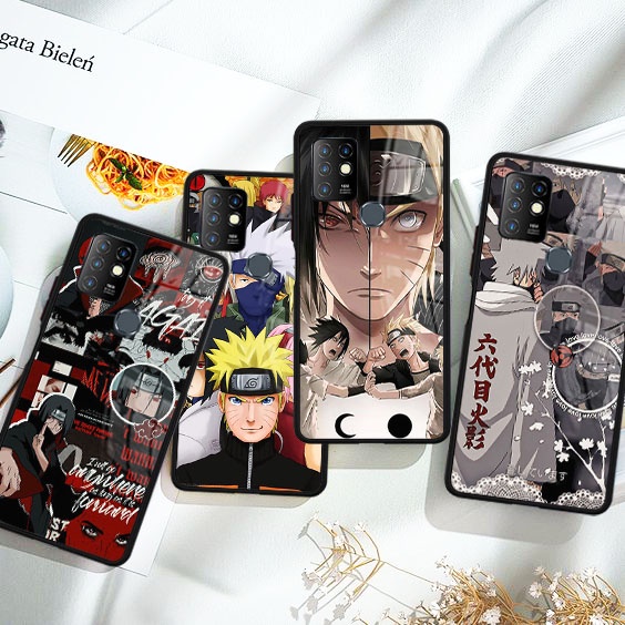 (F13) Case glossy Infinix Hot 8 9 Play 10 10s Note 7 8 10 smart 5 - Anime Naruto