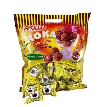 

Apollo Roka WAFER BALL Coklat isi 70 Pcs 420 gr ORIGINAL