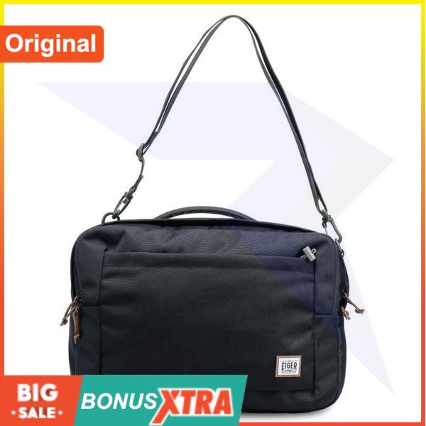 Tas EIGER1989 BORDERPASS 3.0 TRILOGIC LAPTOP 15L Bag Hitam 91000 6880 Ori