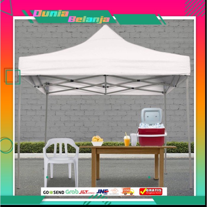 Soleil Tenda Gazebo Lipat 3x3 Mtr - Putih