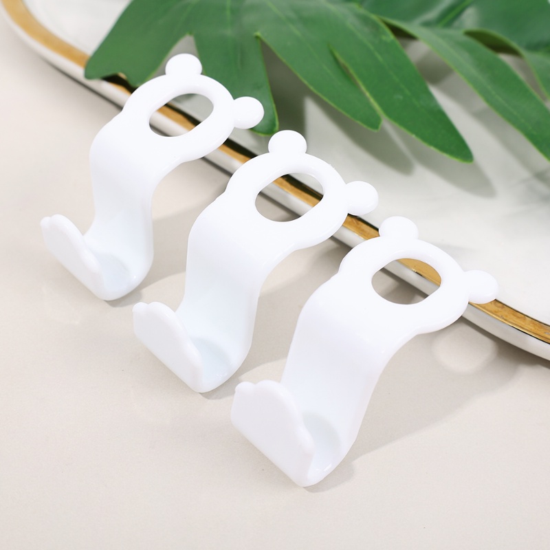 [Grosir] Gantungan Baju Multifungsi Universal Sambung Gesper Bentuk Beruang Gantungan Konektor Lemari Hemat Tempat Hanger Susun Hooks Organizer Rumah