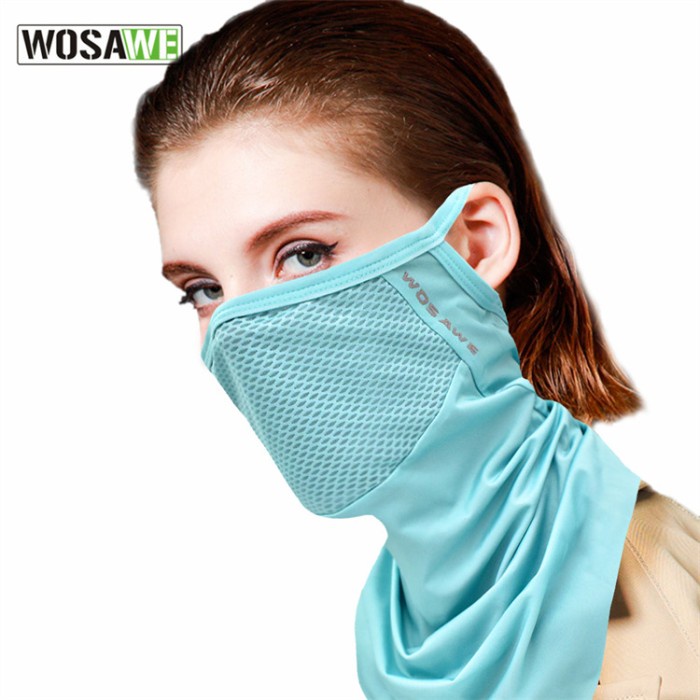 Masker Balaclava Outdoor Sport Half Face Merk  WOSAWE BL348